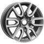 Легковой диск Khomen Wheels KHW1723 8x17 6x139,7 ET25 106,1 F-Silver